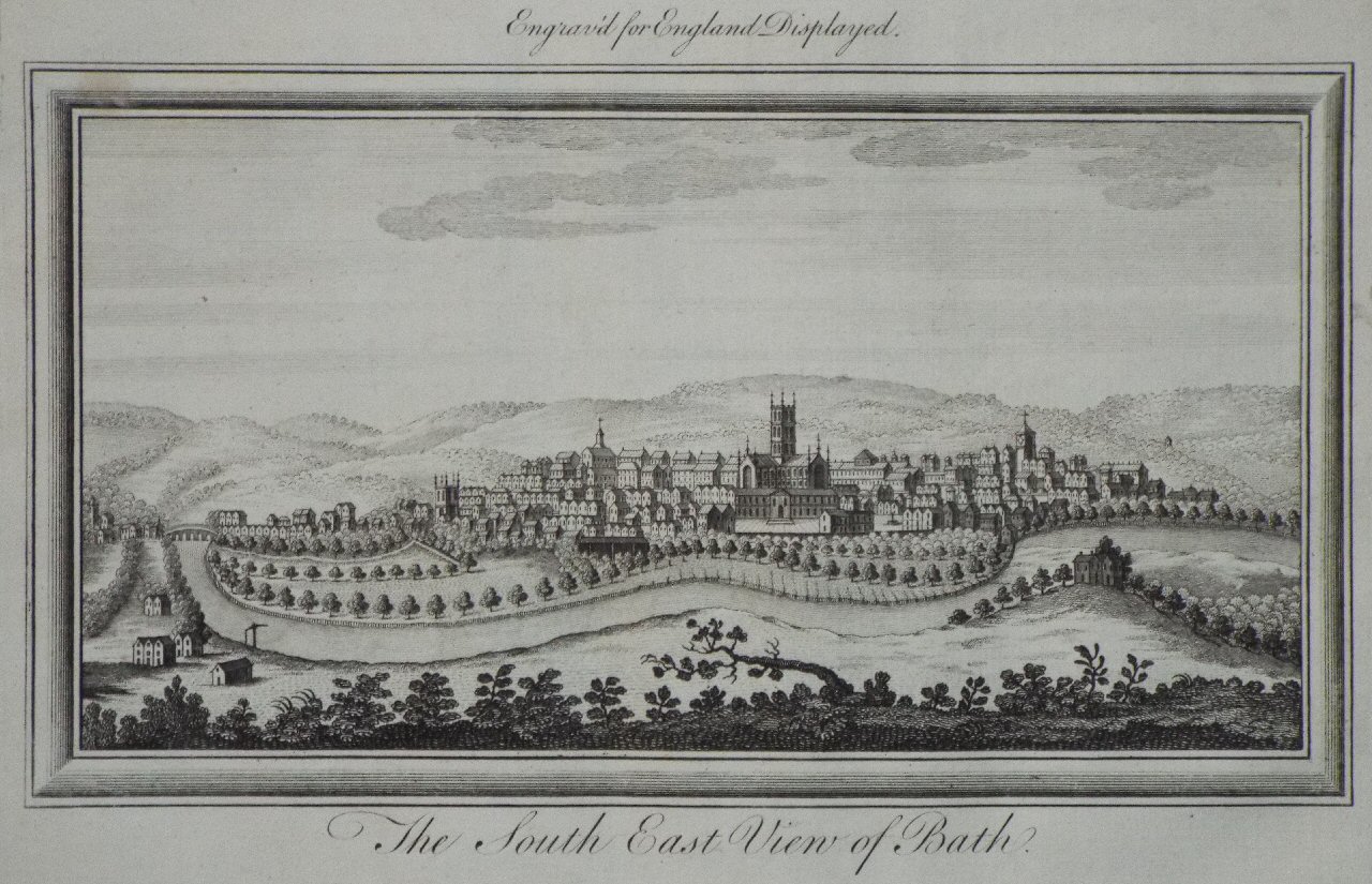 Print - South East View of Bath